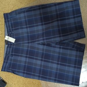 Banana republic men's Emerson plaid shorts